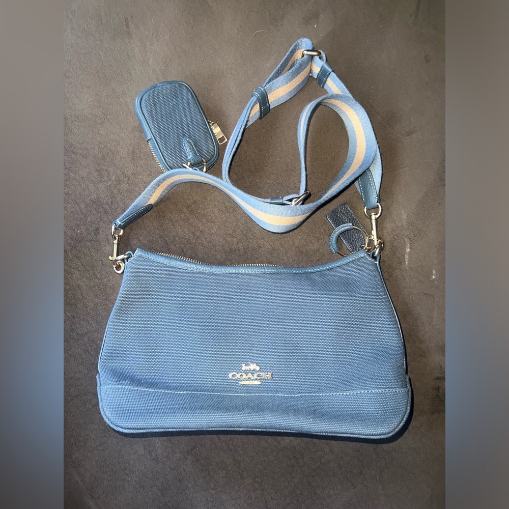 Blue Coach Purse